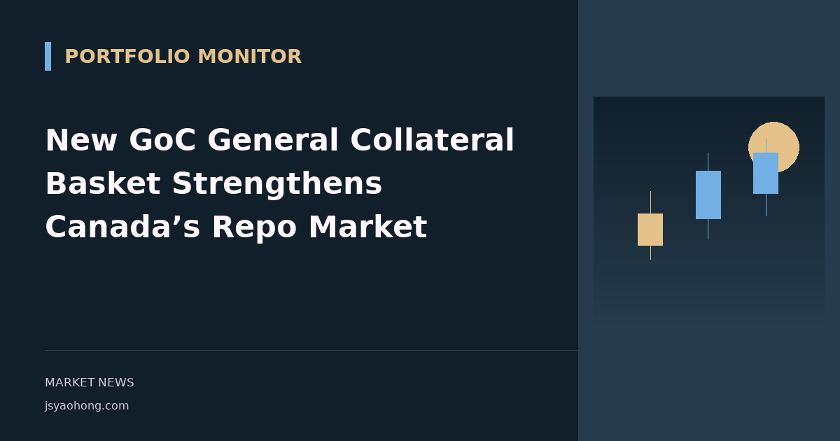 New GoC General Collateral Basket Strengthens Canada’s Repo Market